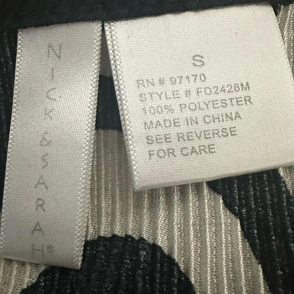 Stylish Black and Brown Patterned Women's Dress - Picture 3 of 3